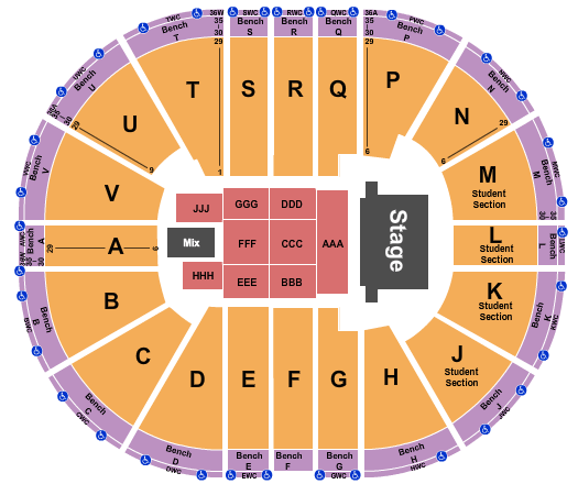 Viejas Arena At Aztec Bowl Duran Duran Seating Chart